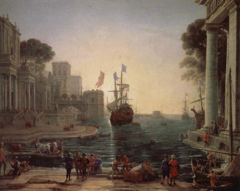 Claude Lorrain Ulysses Kerry race will be the return of her father Dubois